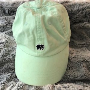Ivory Ella, mint colored hat